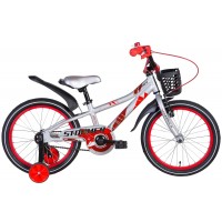 Велосипед AL 18" Formula STORMER 2021 сріблясто-червоний