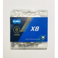 Ланцюг KMC X8, размер 1/2"х 3/32" 8 ск., 116 звеньев