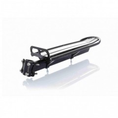 Багажник вело алюміній, кріплення під сідло, чорний