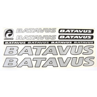 Наклейка Batavus на раму велосипеда, сірий