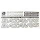 Наклейка Batavus на раму велосипеда, сірий Наклейка Batavus на раму велосипеда, сірий