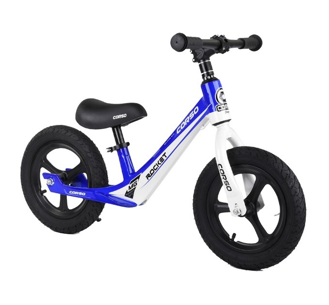 Велобіг MG 12" Corso ROCKET синьо-білий Велобіг MG 12" Corso ROCKET синьо-білий