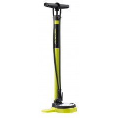 Насос підлоговий Cannondale ESSENTIAL, з манометром 140psi, presta+schrader, чорно-жовтий