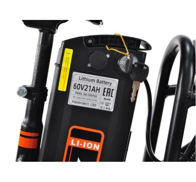 Велосипед ST 16" ARDIS DELIVERY 60V 21Ah 1000W 2026 чорний