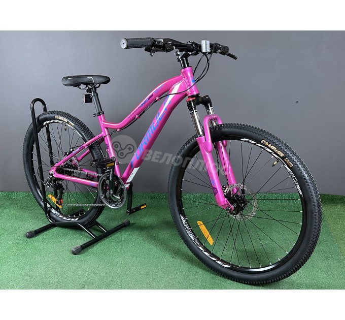 Велосипед AL 26" Formula ALPINA DD FR 2025 розово-синий