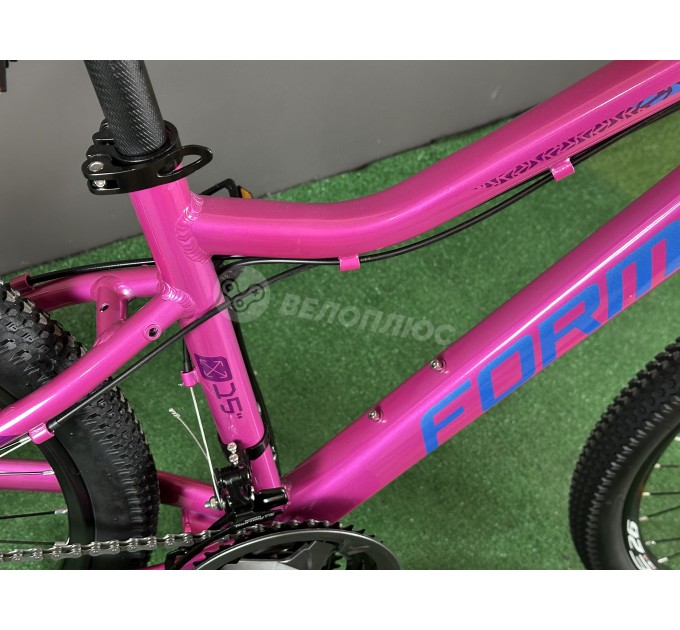 Велосипед AL 26" Formula ALPINA DD FR 2025 розово-синий