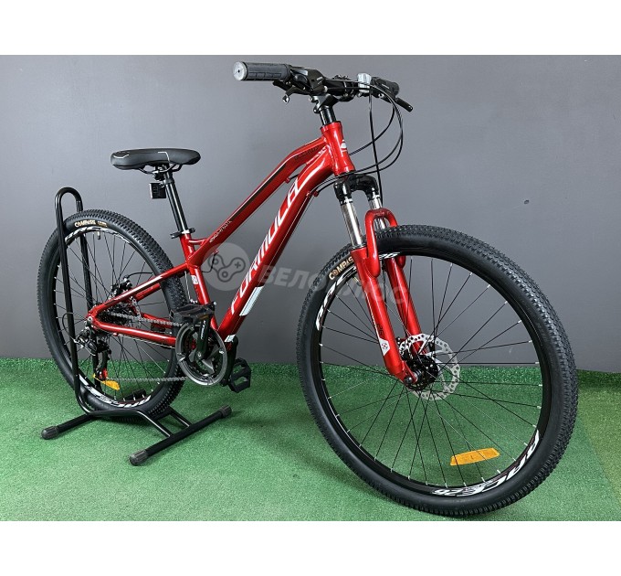 Велосипед AL 26" Formula BLACKWOOD DD FR 2025 червоно-сріблястий