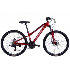 Велосипед AL 26" Formula BLACKWOOD DD FR 2025 червоно-сріблястий