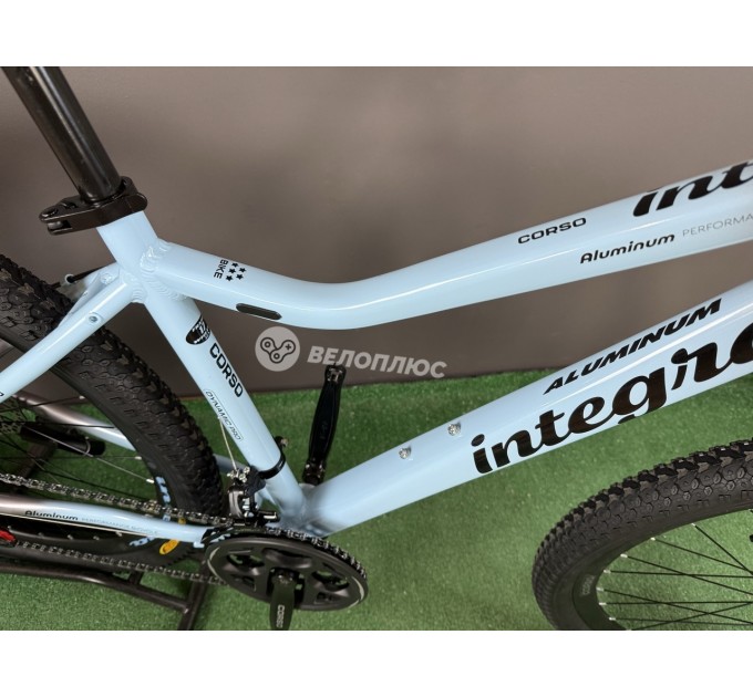 Велосипед AL 27.5" Corso Integra 2026 сіро-блакитний