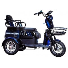 Велосипед триколісний 10" Corso PROTEX Max 72V 28Ah 1200W 2026 синій