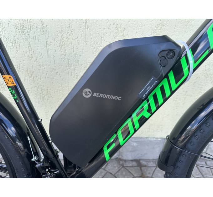 Велосипед AL 29" Formula eCURSOR MAN DD CS  48V 17.5Ah 500W 2026 чорно-зелений