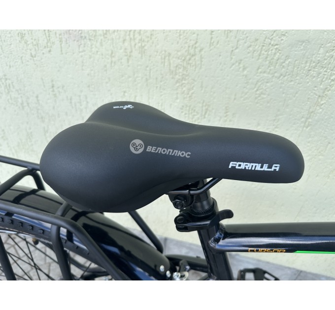 Велосипед AL 29" Formula eCURSOR MAN DD CS  48V 17.5Ah 500W 2026 чорно-зелений