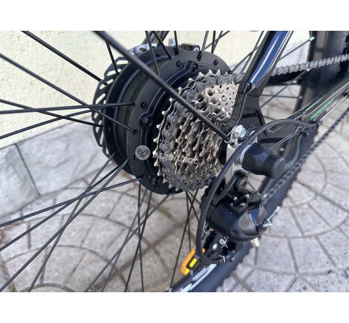 Велосипед AL 29" Formula eCURSOR MAN DD CS  48V 17.5Ah 500W 2026 чорно-зелений