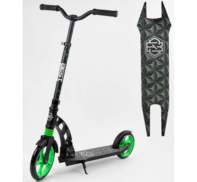 Біговел двоколісний Best Scooter 62798 чорно-зелений