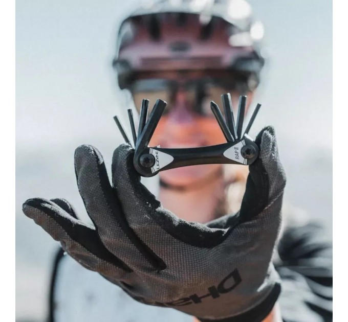 Мультитул LEZYNE RAP II, 8 інструментів, чорний Y14