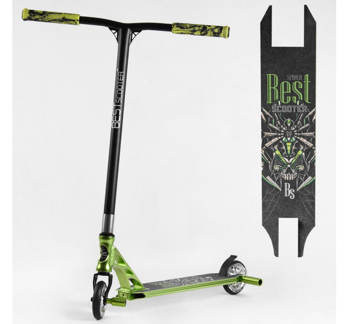 Біговел трюковий Best Scooter SPIDER зелений