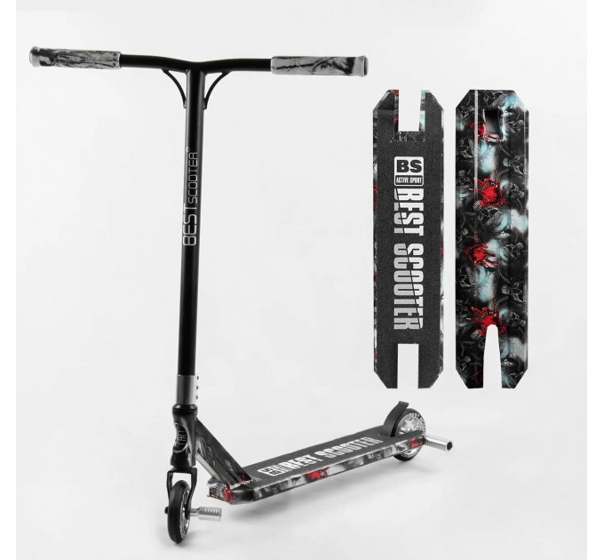 Біговел трюковий Best Scooter ACTIVE SPORT чорно-серий