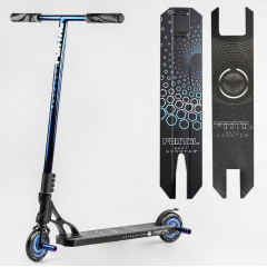 Біговел трюковий Best Scooter PORTAL чорно-блакитний