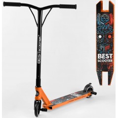 Біговел трюковий Best Scooter FREESTYLE SCOOTERING помаранчевий
