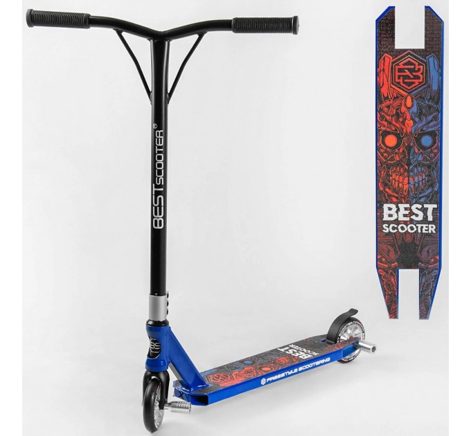 Біговел трюковий Best Scooter FREESTYLE SCOOTERING синій