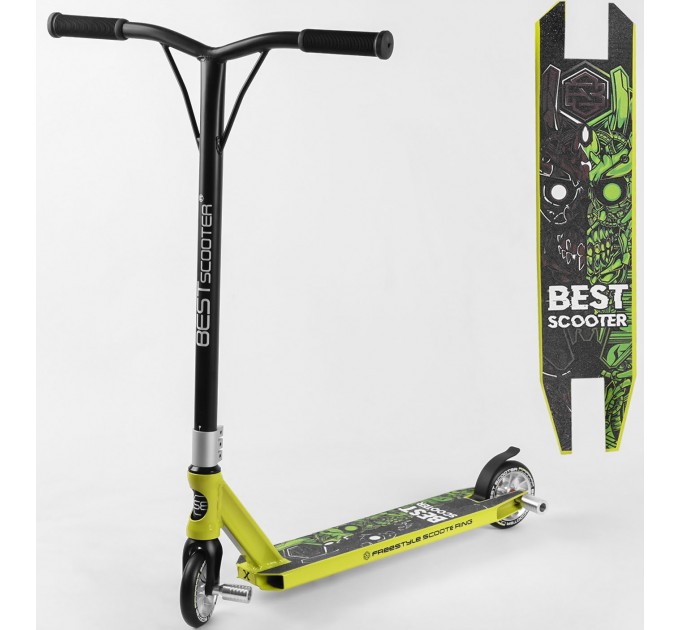Біговел трюковий Best Scooter FREESTYLE SCOOTERING зелений