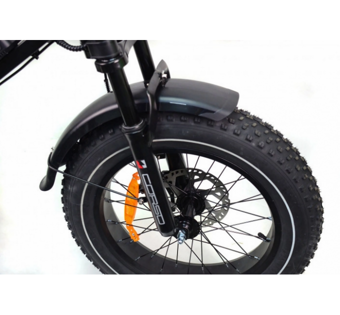 Велосипед ST 20+" Corso еJUSTER 48В 15А*г 500Вт 2025 чорний