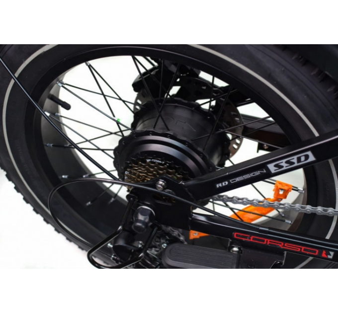 Велосипед ST 20+" Corso еJUSTER 48В 15А*г 500Вт 2025 чорний