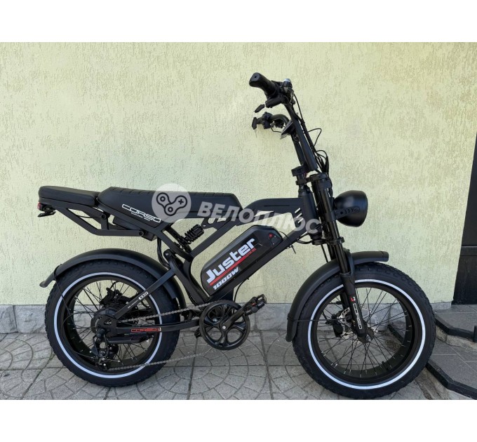 Велосипед ST 20+" Corso еJUSTER 48В 15А*г 500Вт 2025 чорний