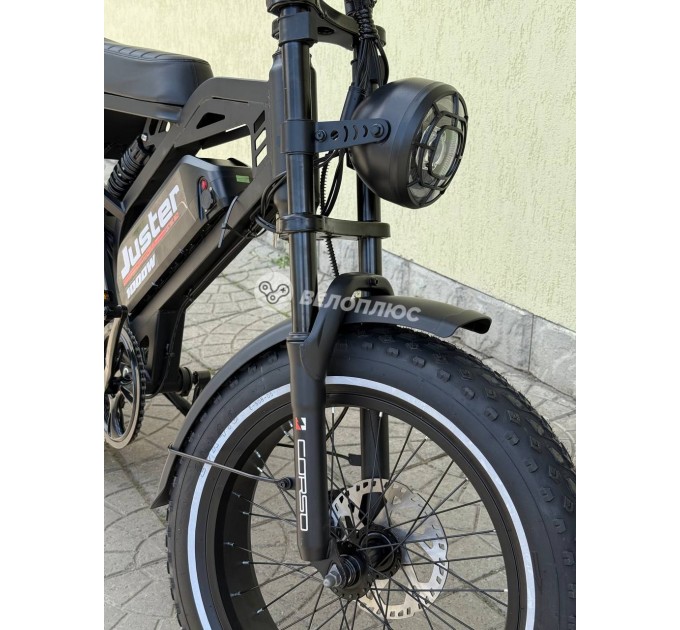 Велосипед ST 20+" Corso еJUSTER 48В 15А*г 500Вт 2025 чорний