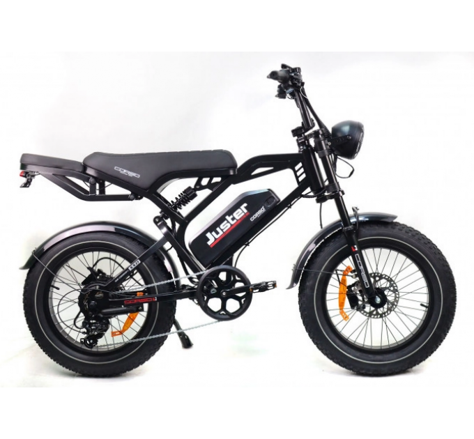 Велосипед ST 20+" Corso еJUSTER 48В 15А*г 500Вт 2025 чорний