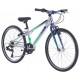 Велосипед 24" Apollo NEO 7s для мальчиков 2022 Brushed Alloy / Navy Blue / Neon Green Fade