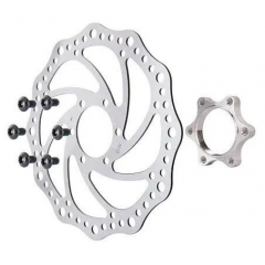 Ротор Avanti 140 мм під накрутку, з алюмінієвим флянцем, для дискових втулок різьбового типу