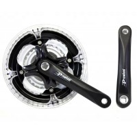 Prowheel Шатун MA-AC41 (48T), 6/7/8 ск., 48-38-28Т, индексированный, L: 170 мм, Алюминиевый, Квадратный