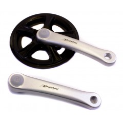 Шатун дитячий PRO-B36PP, Алюмінієвий,, Зірка: сталева 3/32"х 36Т, квадрат, Довж.: 152мм, подвійн. пл