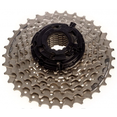 Касета SHIMANO ACSHG20191-34, Alivio , 9 шв., 11-36T, із локрінгом, срібляста