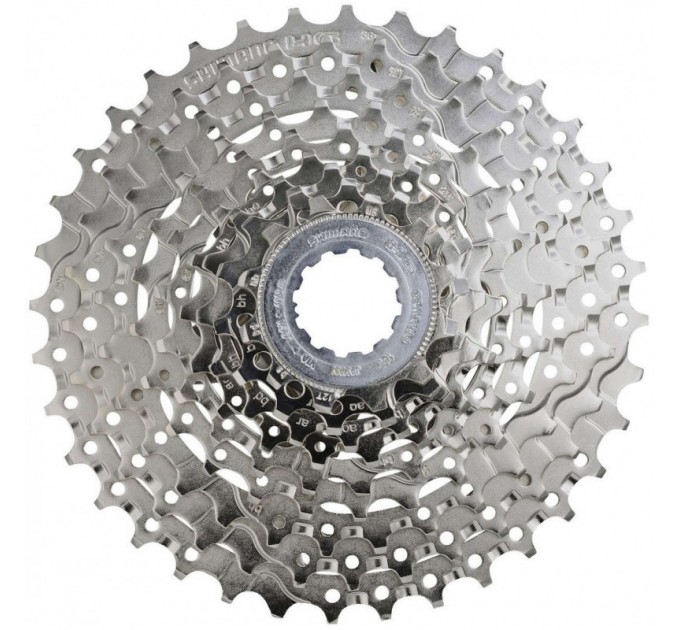 Касета SHIMANO ACSHG20191-34, Alivio , 9 шв., 11-36T, із локрінгом, срібляста