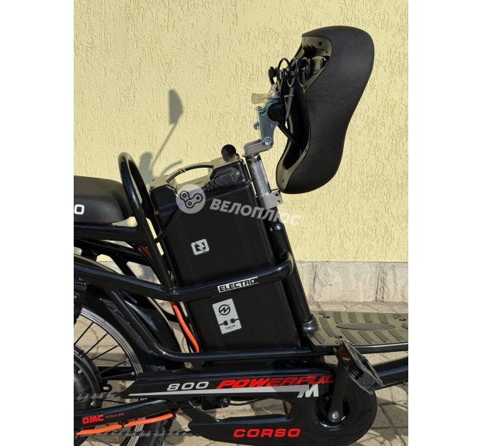 Велосипед AL 20" Corso Powerfull 60V 21Ah 800W 2026 чорний