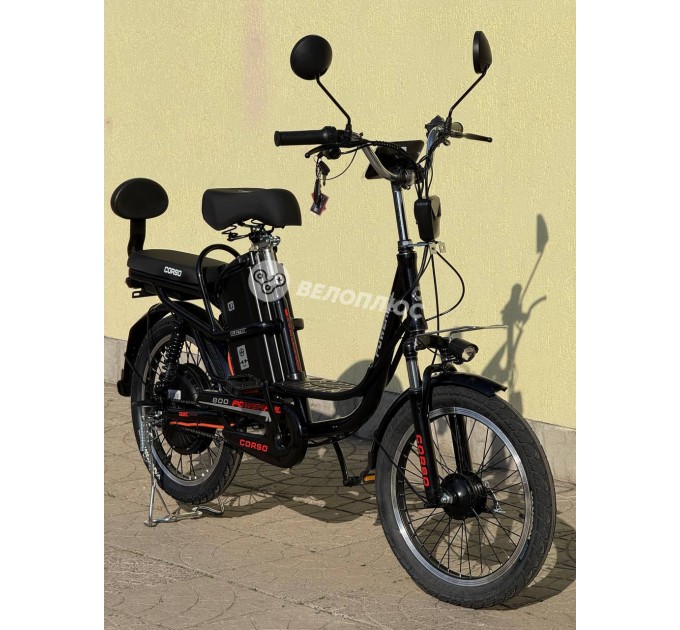 Велосипед AL 20" Corso Powerfull 60V 21Ah 800W 2026 чорний