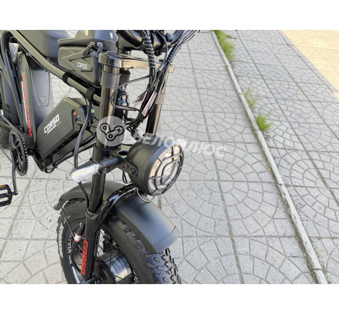 Велосипед ST 20+" Corso Vulcan 2х48V 18AH 2х1000W 2026 чорний
