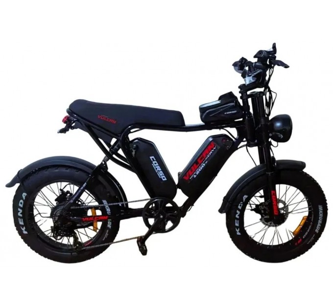 Велосипед ST 20+" Corso Vulcan 2х48V 18AH 2х1000W 2026 чорний