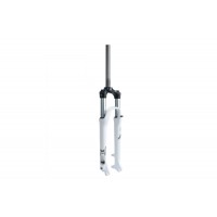 Вилка 27,5" Suntour XCM DISK, 1-1/8' x 260 мм, ход-100 мм, белая