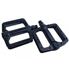 Педалі FPD алюміній, широка площадка, на кульках, 110х102x21 мм, MTB 9/16" чорні
