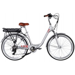 Велосипед ST 26" Dorozhnik eLUX Vbr FR 36V 13Аh 500W 2026 срiблястий