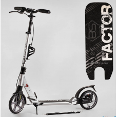 Беговел двухколесный Best Scooter FACTOR серый