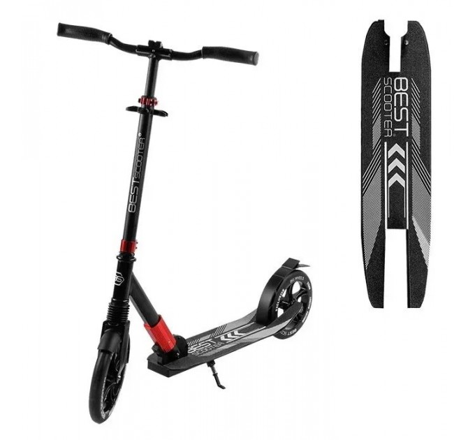 Біговел двоколісний Best Scooter 11391 чорно-червоний