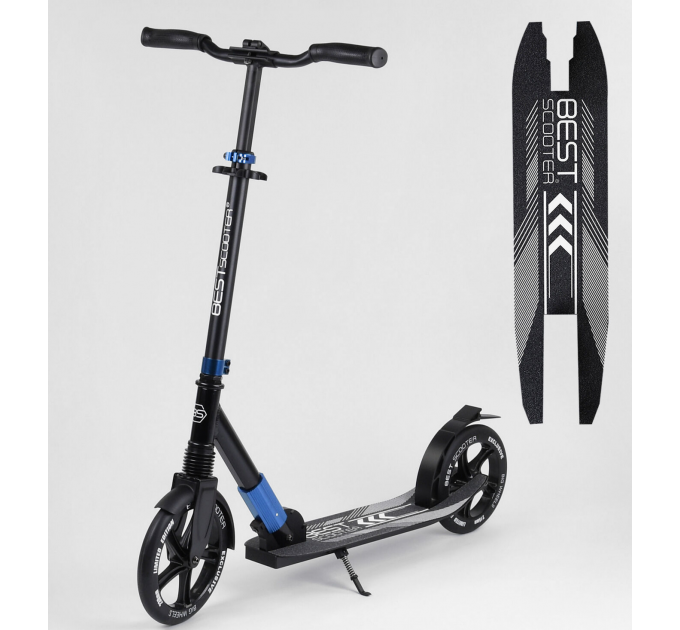 Біговел двоколісний Best Scooter 75186 чорно-синій