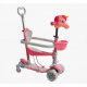 Біговел 5в1 Best Scooter P-63700 рожево-сірий