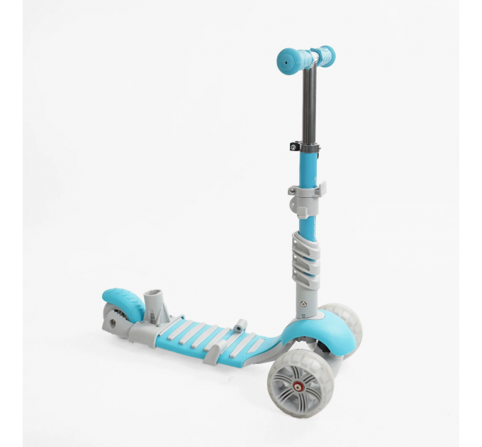 Біговел 5в1 Best Scooter P-92401 блакитно-сірий