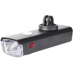 Велосипедна фара Green Cycle Dawn, 400 люмен, 5 режимів+ GoPro адаптер, алюмінієвий корпус