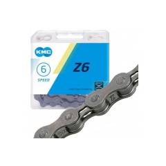 Ланцюг KMC Z6, 6-7 шв., 116 ланок, з замком, коричневий
